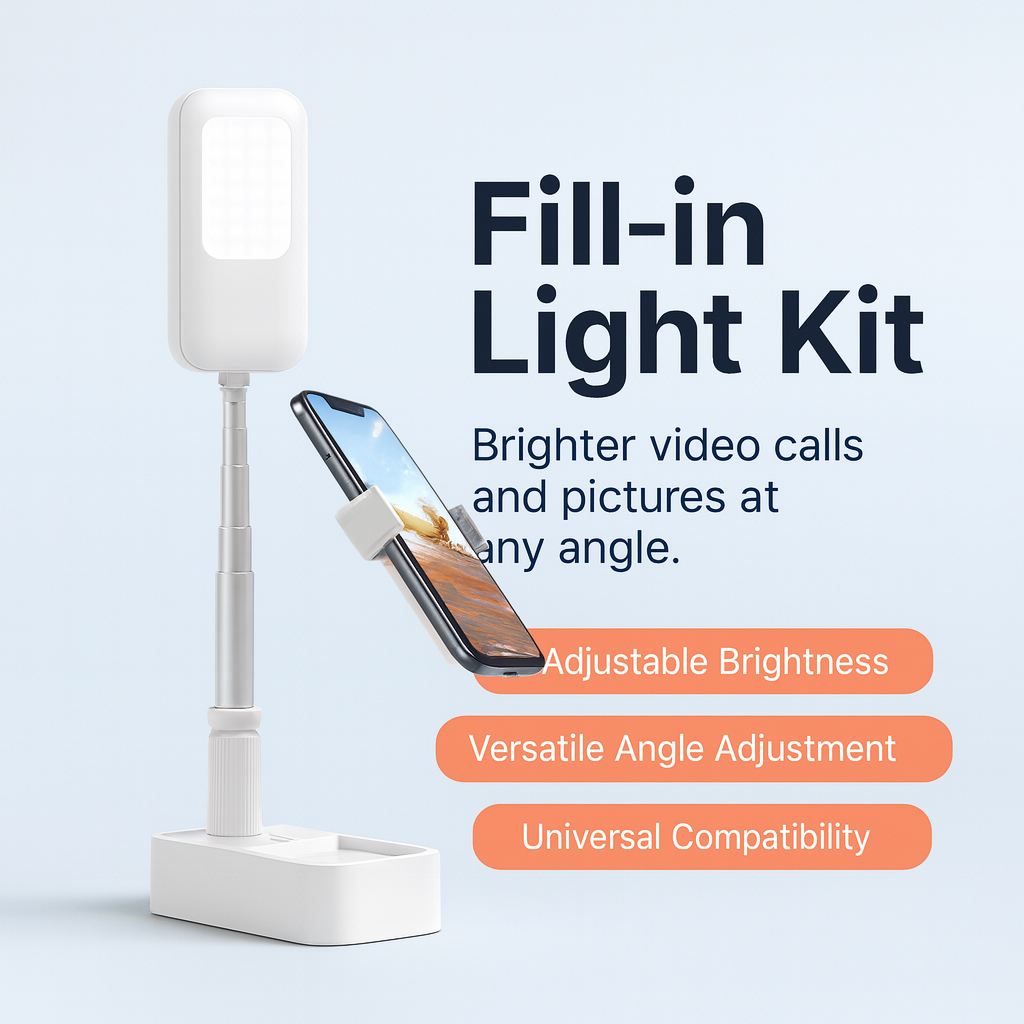 Fill-in Light Kit Smartphone Stand