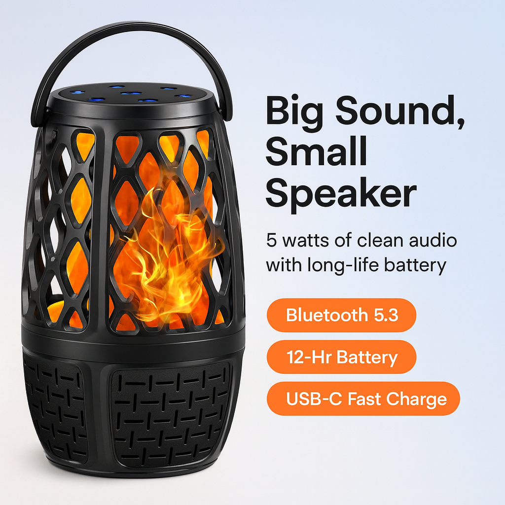 Flame Bluetooth Speaker